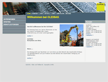 Tablet Screenshot of gleisag.ch